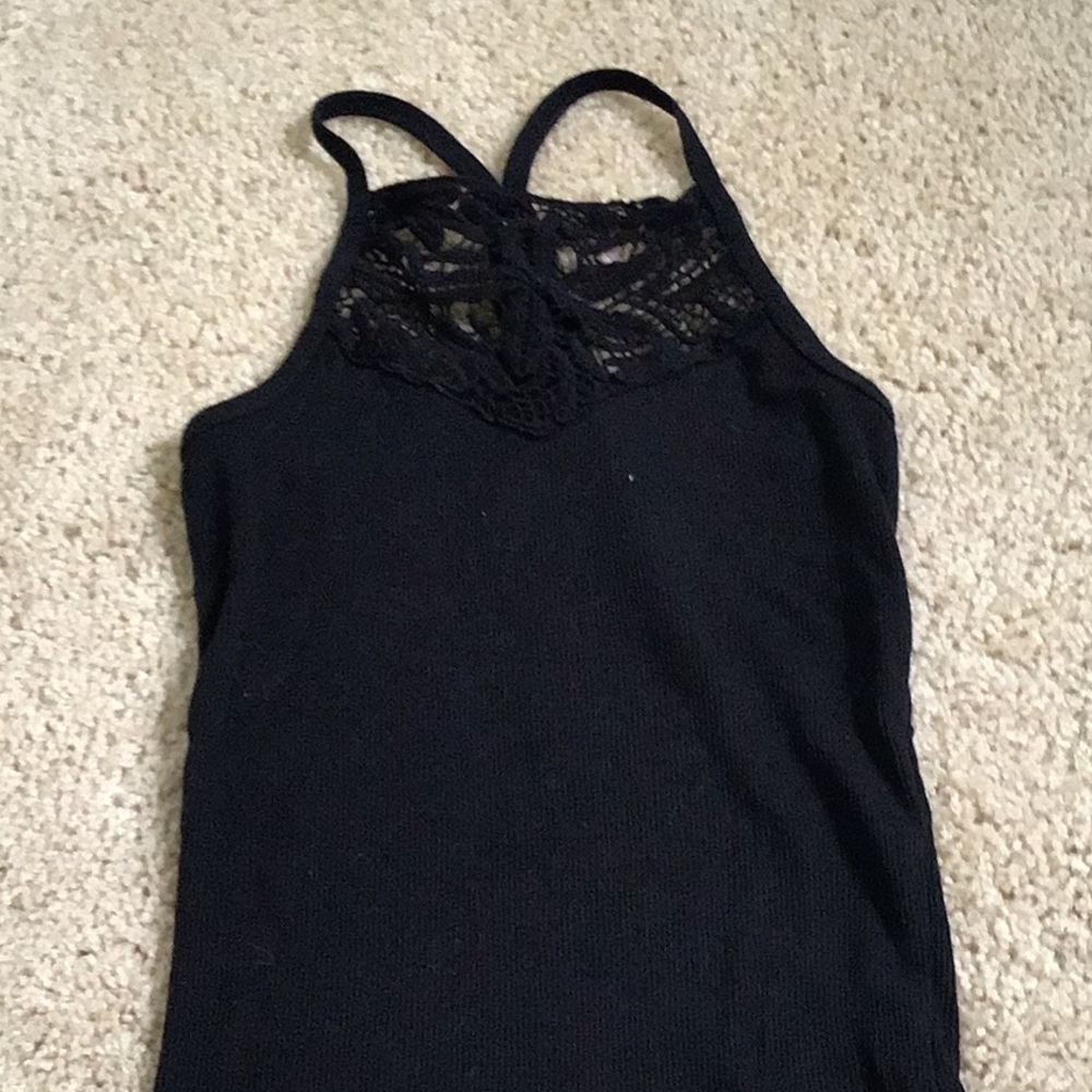 Aeropostale black lace cami